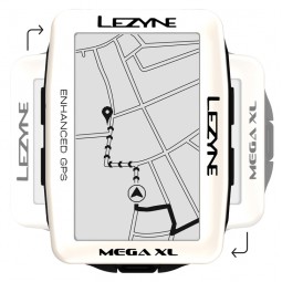 Komputer rowerowy LEZYNE MEGA XL GPS pearl white (LIMITED EDITION)