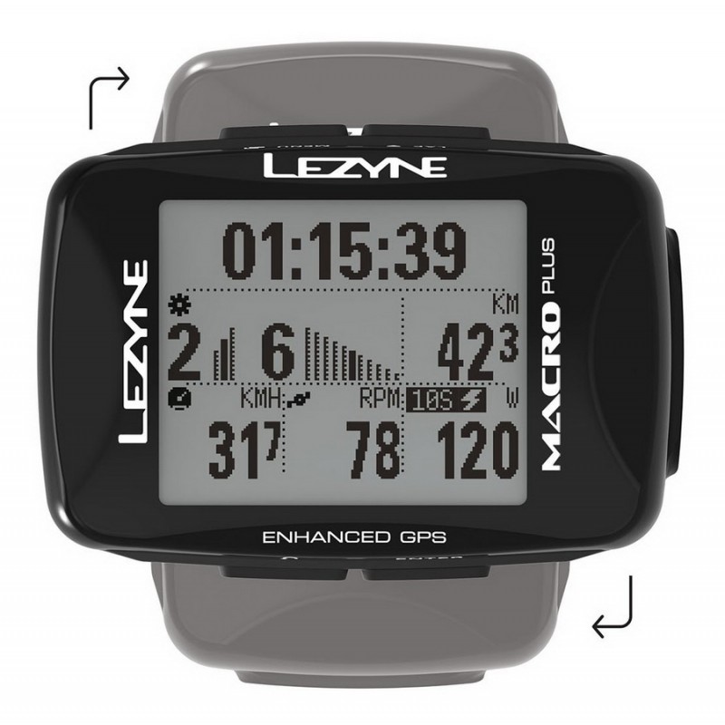 Licznik rowerowy LEZYNE MACRO PLUS GPS SMART LOADED (NEW)