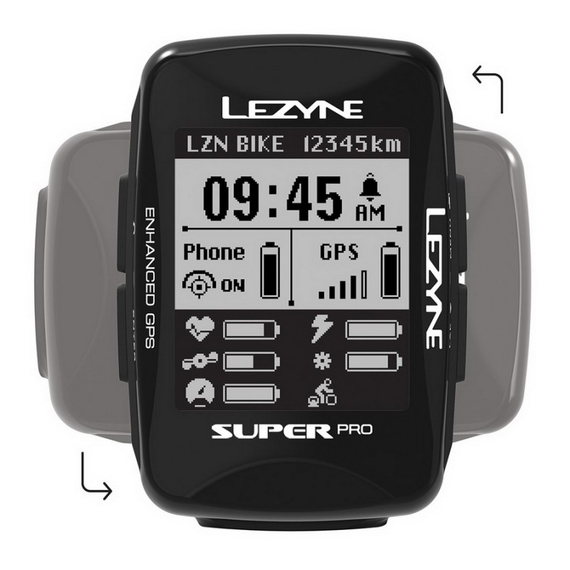 Licznik rowerowy LEZYNE SUPER PRO GPS SMART LOADED (NEW)