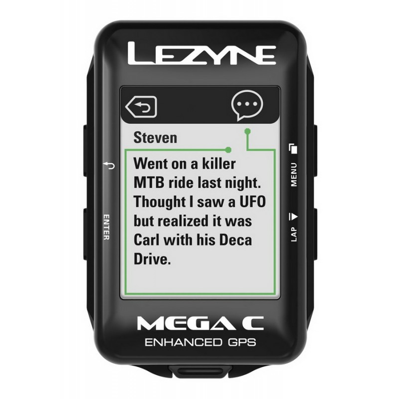 Licznik rowerowy LEZYNE MEGA C COLOR GPS SMART LOADED (NEW)
