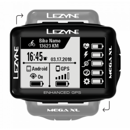 Licznik rowerowy LEZYNE MEGA XL GPS SMART LOADED (NEW)