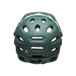 Kask full face BELL SUPER 3R MIPS matte green orange (NEW)
