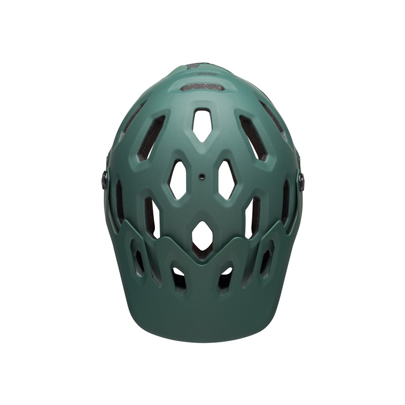 Kask full face BELL SUPER 3R MIPS matte green orange (NEW)
