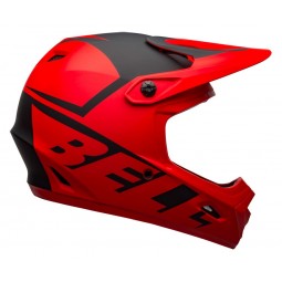 Kask full face BELL TRANSFER slice matte red black