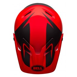 Kask full face BELL TRANSFER slice matte red black