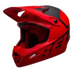 Kask full face BELL TRANSFER slice matte red black
