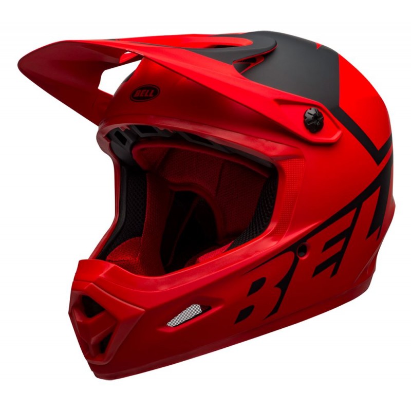 Kask full face BELL TRANSFER slice matte red black