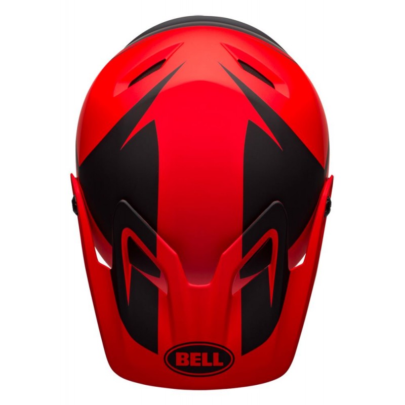 Kask full face BELL TRANSFER slice matte red black