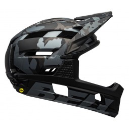 Kask full face BELL SUPER AIR R MIPS SPHERICAL matte gloss black camo