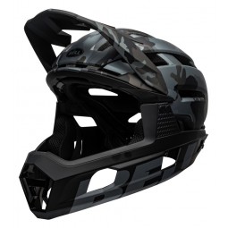 Kask full face BELL SUPER AIR R MIPS SPHERICAL matte gloss black camo