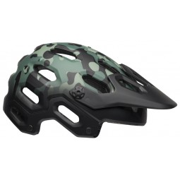 Kask mtb BELL SUPER 3 oak matte black greens (NEW)