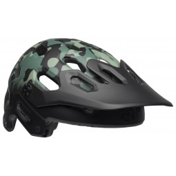 Kask mtb BELL SUPER 3 oak matte black greens (NEW)