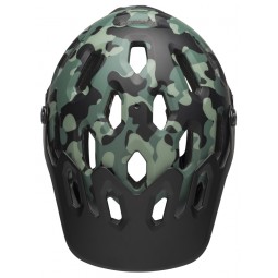 Kask mtb BELL SUPER 3 oak matte black greens (NEW)