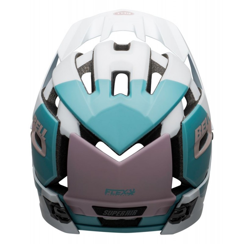 Kask full face BELL SUPER AIR R MIPS SPHERICAL matte gloss white purple