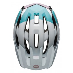 Kask full face BELL SUPER AIR R MIPS SPHERICAL matte gloss white purple