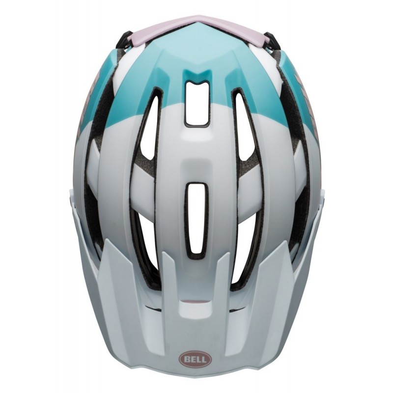 Kask full face BELL SUPER AIR R MIPS SPHERICAL matte gloss white purple