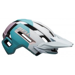 Kask full face BELL SUPER AIR R MIPS SPHERICAL matte gloss white purple