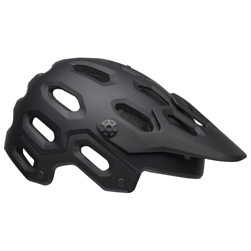 Kask mtb BELL SUPER 3 matte gloss black gray (NEW)