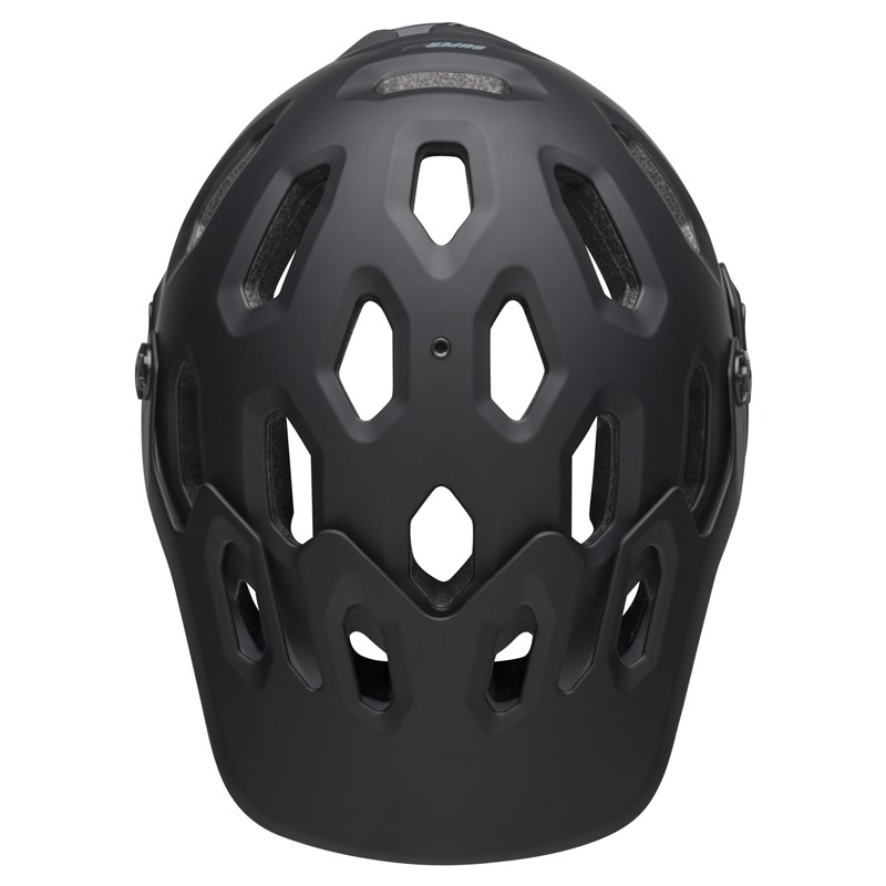Kask mtb BELL SUPER 3 matte gloss black gray (NEW)