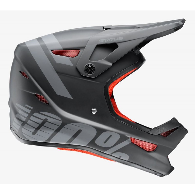 Kask full face 100% STATUS DH/BMX Helmet black meteor