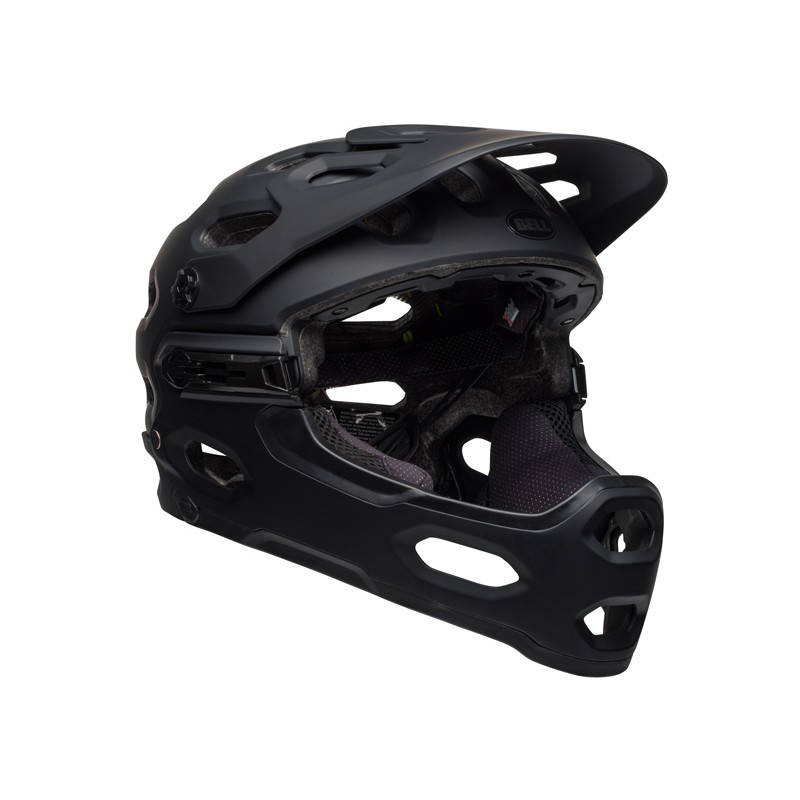 Kask full face BELL SUPER 3R MIPS matte gloss black gray (NEW)