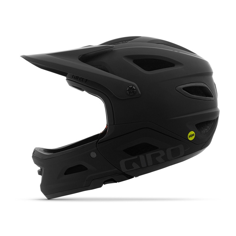 Kask full face GIRO SWITCHBLADE MIPS matte black gloss black