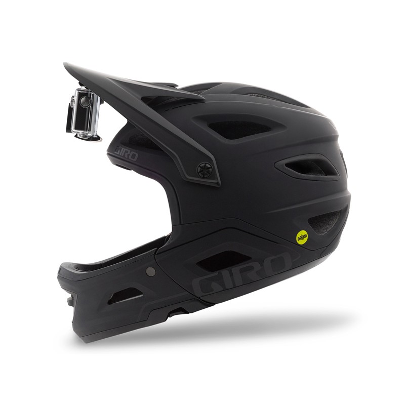 Kask full face GIRO SWITCHBLADE MIPS matte black gloss black