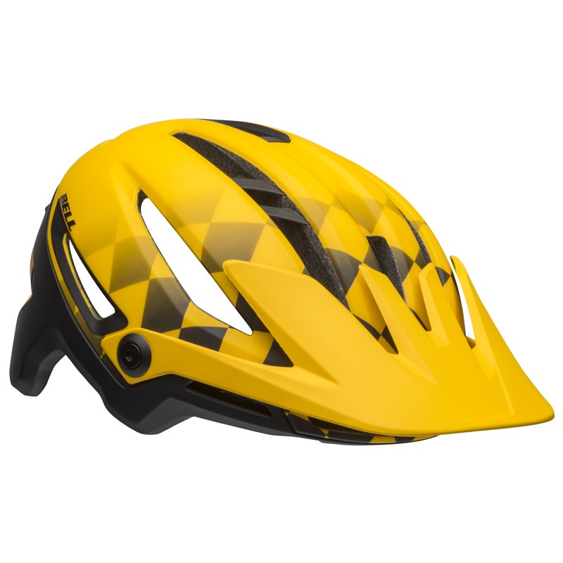 Kask mtb BELL SIXER INTEGRATED MIPS finishline matte yellow black (NEW)