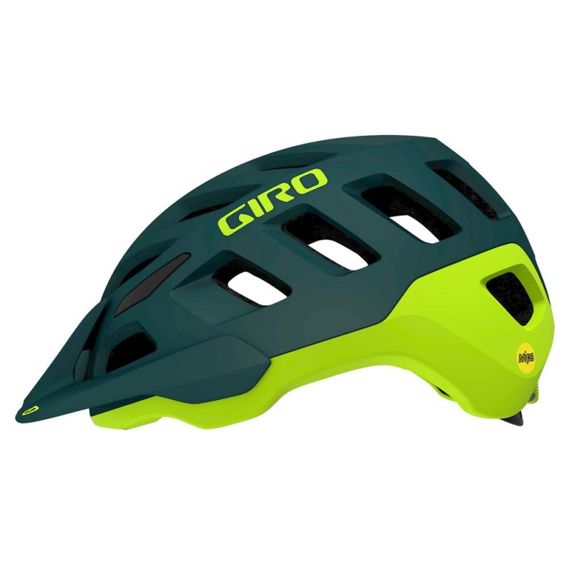 Kask mtb GIRO RADIX matte true spruce citron