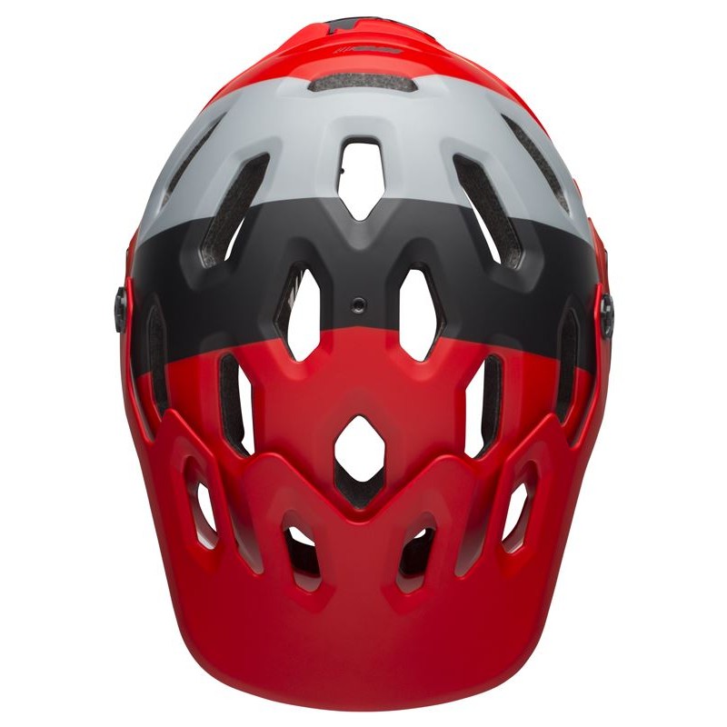 Kask mtb BELL SUPER 3 downdraft matte crimson black (NEW)