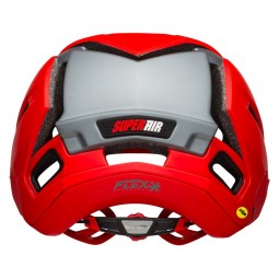Kask mtb BELL SUPER AIR MIPS SPHERICAL matte gloss red gray