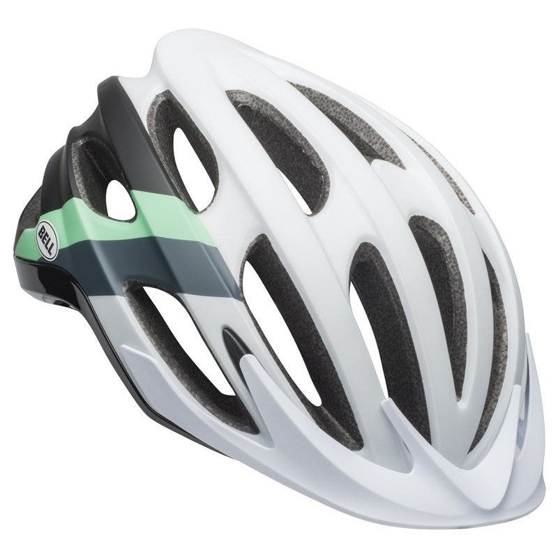 Kask mtb BELL DRIFTER logic matte gloss white black mint (NEW)