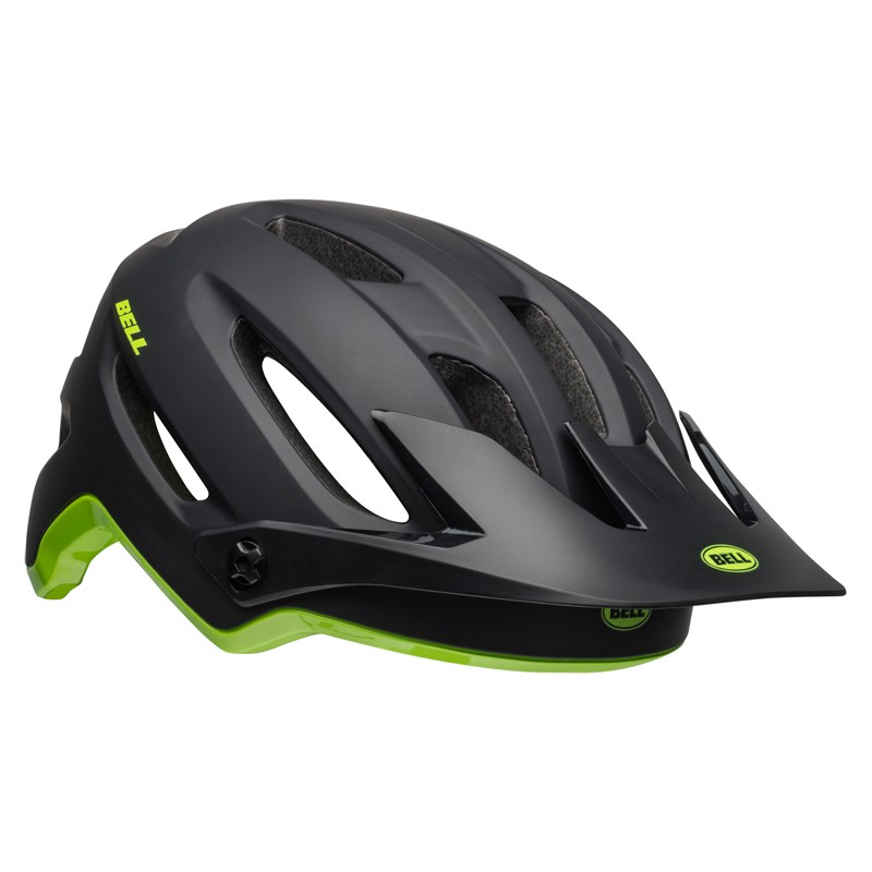 Kask mtb BELL 4FORTY cliffhanger matte gloss black green (NEW)