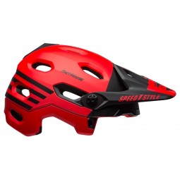 Kask full face BELL SUPER DH MIPS SPHERICAL fasthouse matte gloss red black