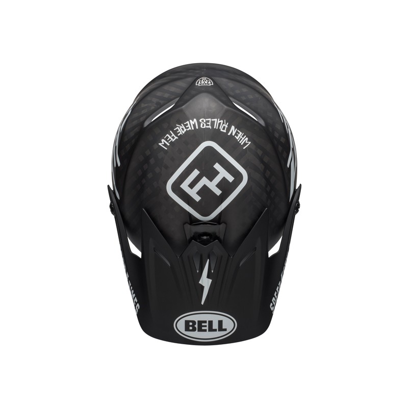 Kask full face BELL FULL-9 fasthouse matte black white (NEW)