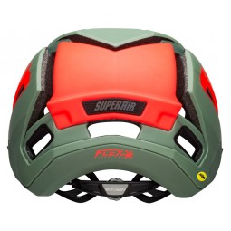 Kask mtb BELL SUPER AIR MIPS SPHERICAL matte gloss green infrared