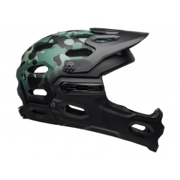 Kask full face BELL SUPER 3R MIPS oak matte black greens (NEW)