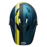 Kask full face BELL SANCTION agility matte blue hi-viz