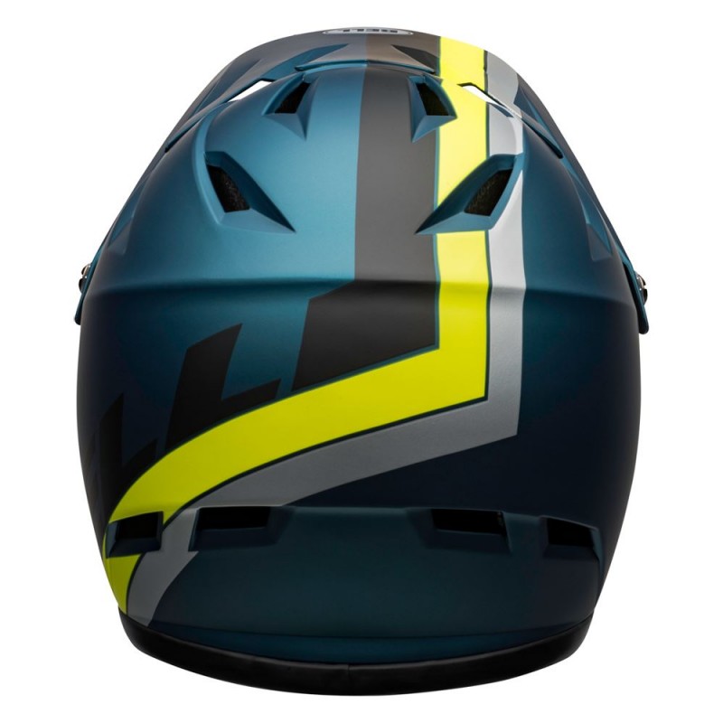 Kask full face BELL SANCTION agility matte blue hi-viz