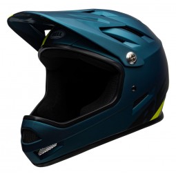 Kask full face BELL SANCTION agility matte blue hi-viz
