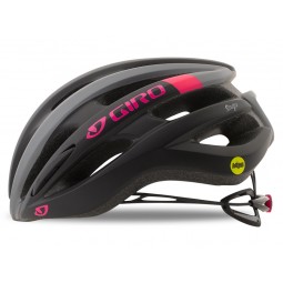 Kask szosowy GIRO SAGA MIPS matte black pink