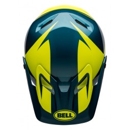 Kask full face BELL TRANSFER slice gloss blue hi-viz