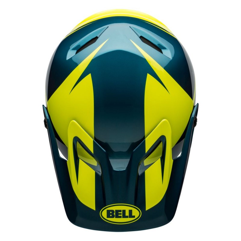 Kask full face BELL TRANSFER slice gloss blue hi-viz