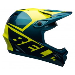 Kask full face BELL TRANSFER slice gloss blue hi-viz