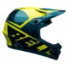 Kask full face BELL TRANSFER slice gloss blue hi-viz