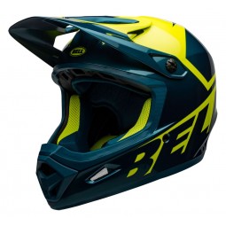 Kask full face BELL TRANSFER slice gloss blue hi-viz