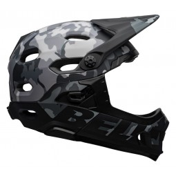 Kask full face BELL SUPER DH MIPS SPHERICAL matte gloss black camo