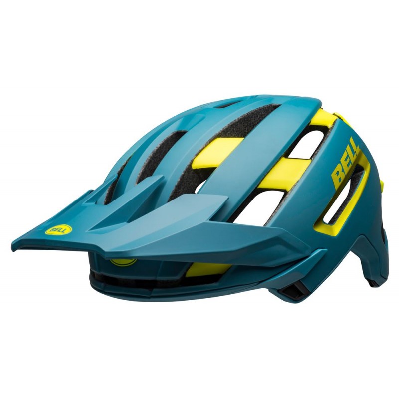 Kask mtb BELL SUPER AIR MIPS SPHERICAL matte gloss blue hi-viz