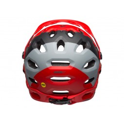 Kask full face BELL SUPER 3R MIPS downdraft matte crimson black (NEW)