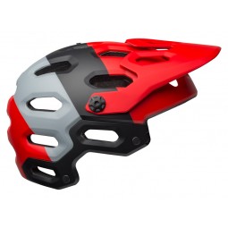 Kask full face BELL SUPER 3R MIPS downdraft matte crimson black (NEW)
